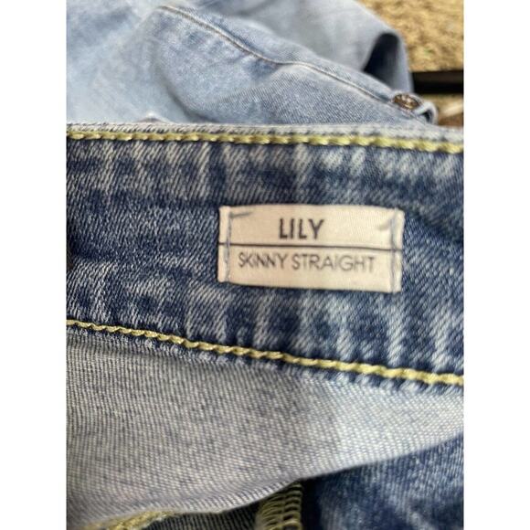Level 99 Lily‎ Straight Skinny Jean's by Anthropologie Women's Size 27 - Picture 7 of 7